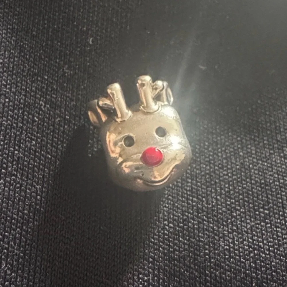Pandora Red-Nosed‎ Reindeer Charm